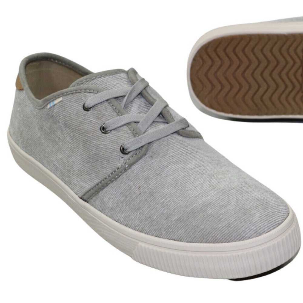🪙Men’s TOMS Carlo Cement Micro Corduroy Lace-Up Size 12 Sneakers🪙